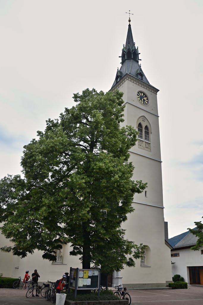 Church in town Spittal by bikemp