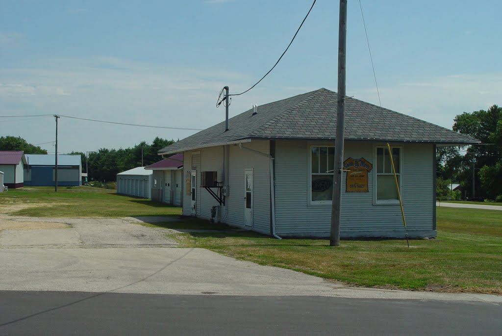 Former CMStP&P railroad depot at Rock City, Illinois by illinichip