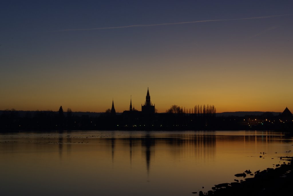 Konstanzer Bucht mit Münster im Hintergrund by KoenigseggCCX