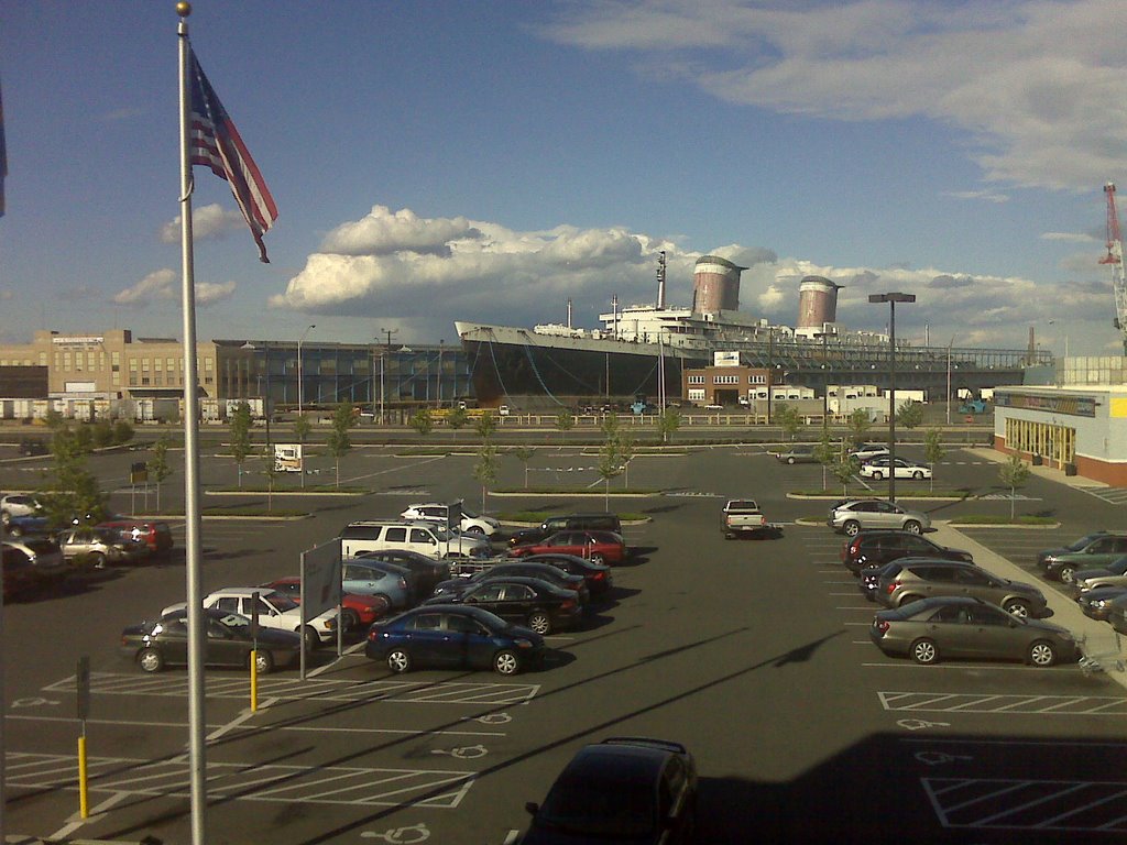 View of SS United States from Ikea by tito53