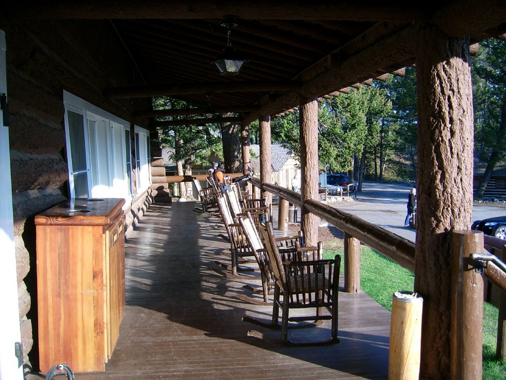 Historic Roosevelt Lodge, Yellowstone N.P. by Bruce Amsbary