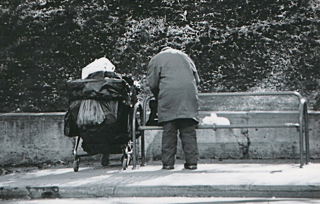 Life on the street-Calgary AB by David M. Bull