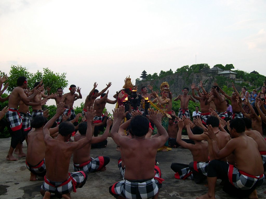 Ketcak Dance at Uluwatu, Bali by Ethem Ozgecen