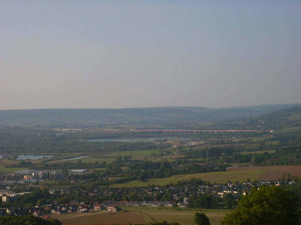 LGV Est viaduc de Pont-à-Mousson by ZykZak