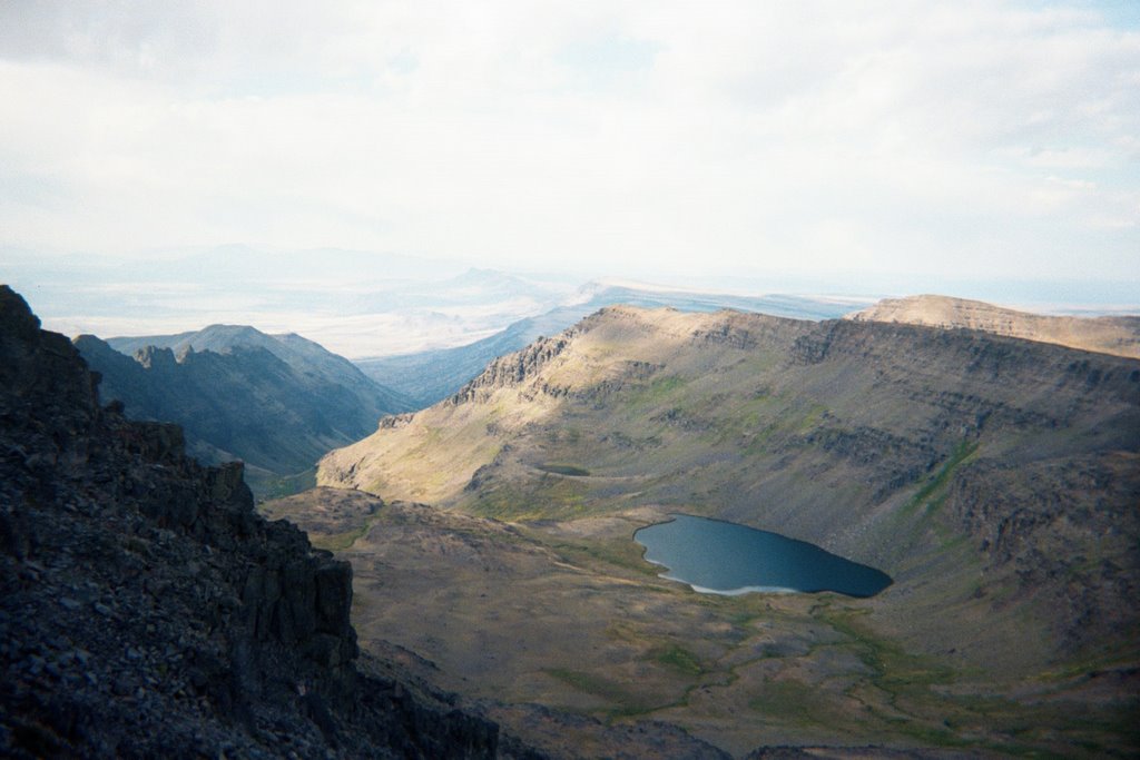 Wildhorse Lake, Steens Mt, Oregon by Bruce Amsbary