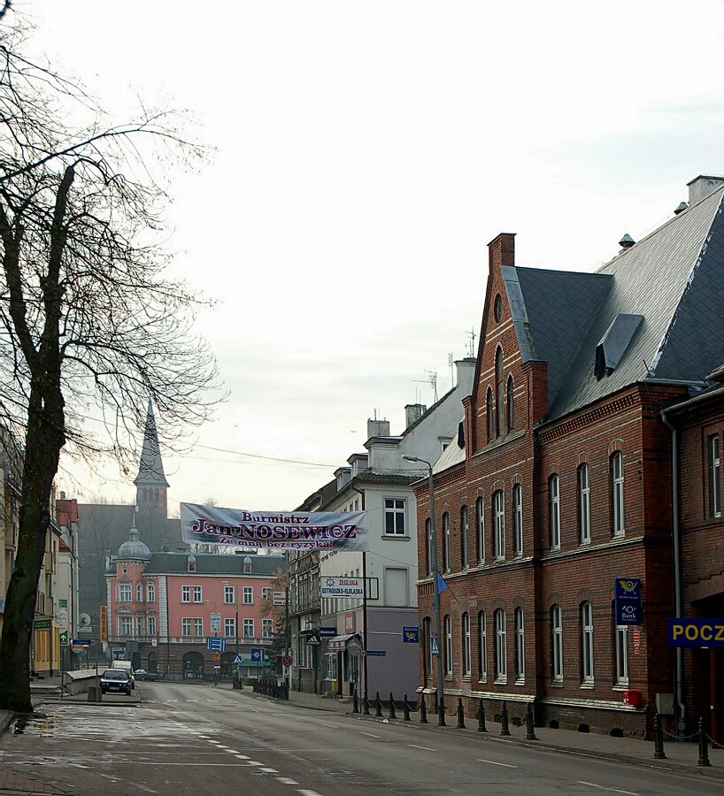 Ostróda. Ulica Mickiewicza. by Krzysiek Kraszyński