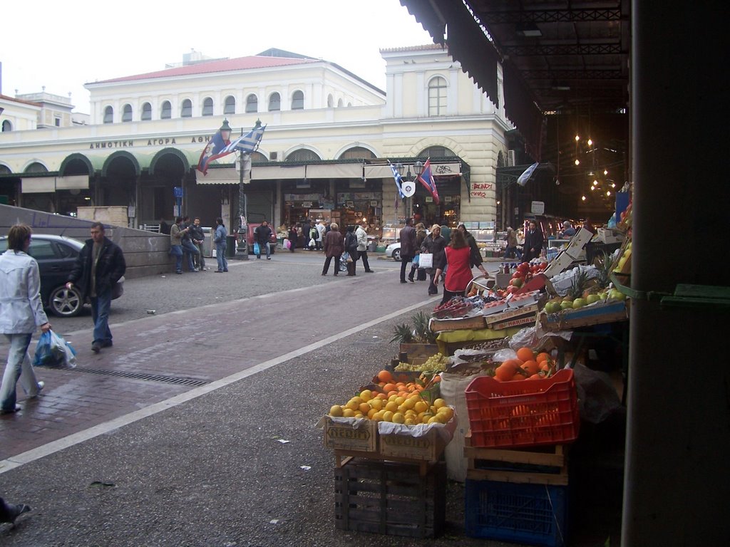 Athens municipal market by Apostolis Karabairis