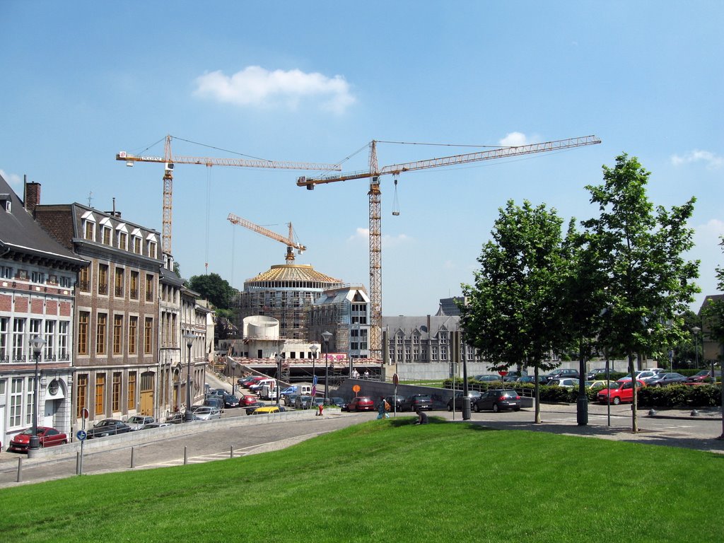 Liège: les annexes du Palais de Justice en construction by jimbal