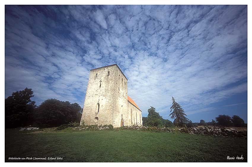 Old church of Pöide, Estonia by mhanke