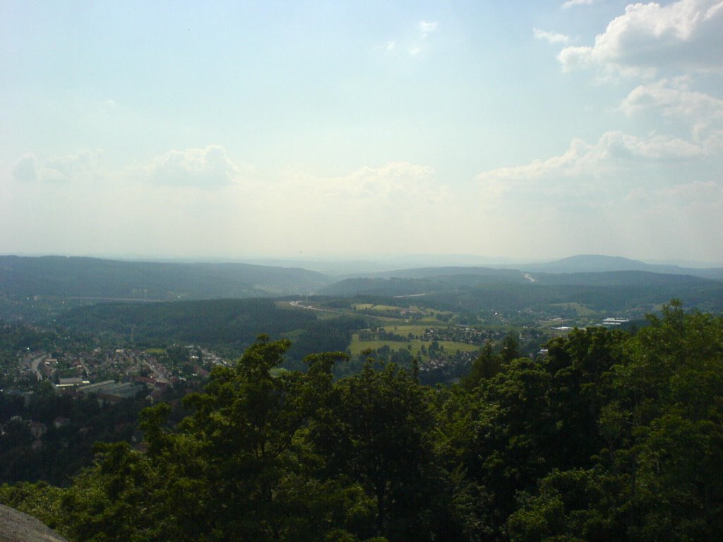 Blick vom Bismarckturm auf dem Domberg by NinaA.Thüringen