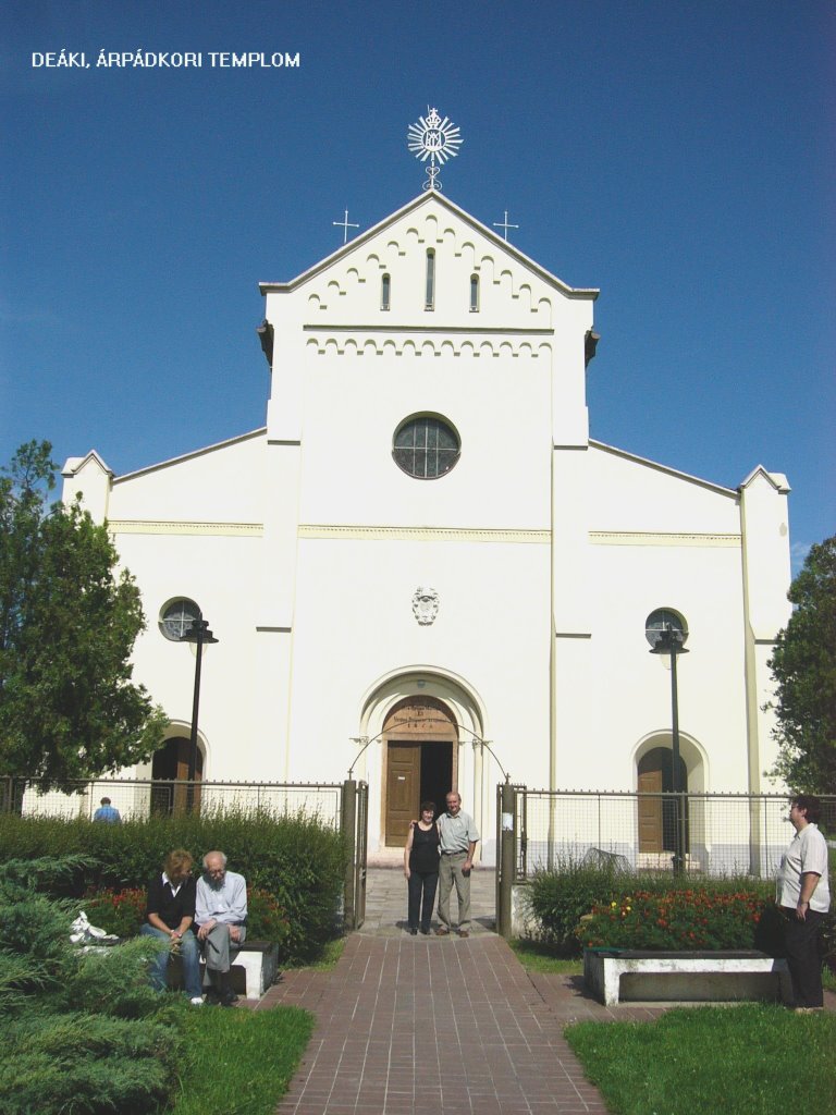 DEÁKI, Szűz Mária templom/Virgin Maria church(under the big picture you can find an url to Deáki) by GyurIca