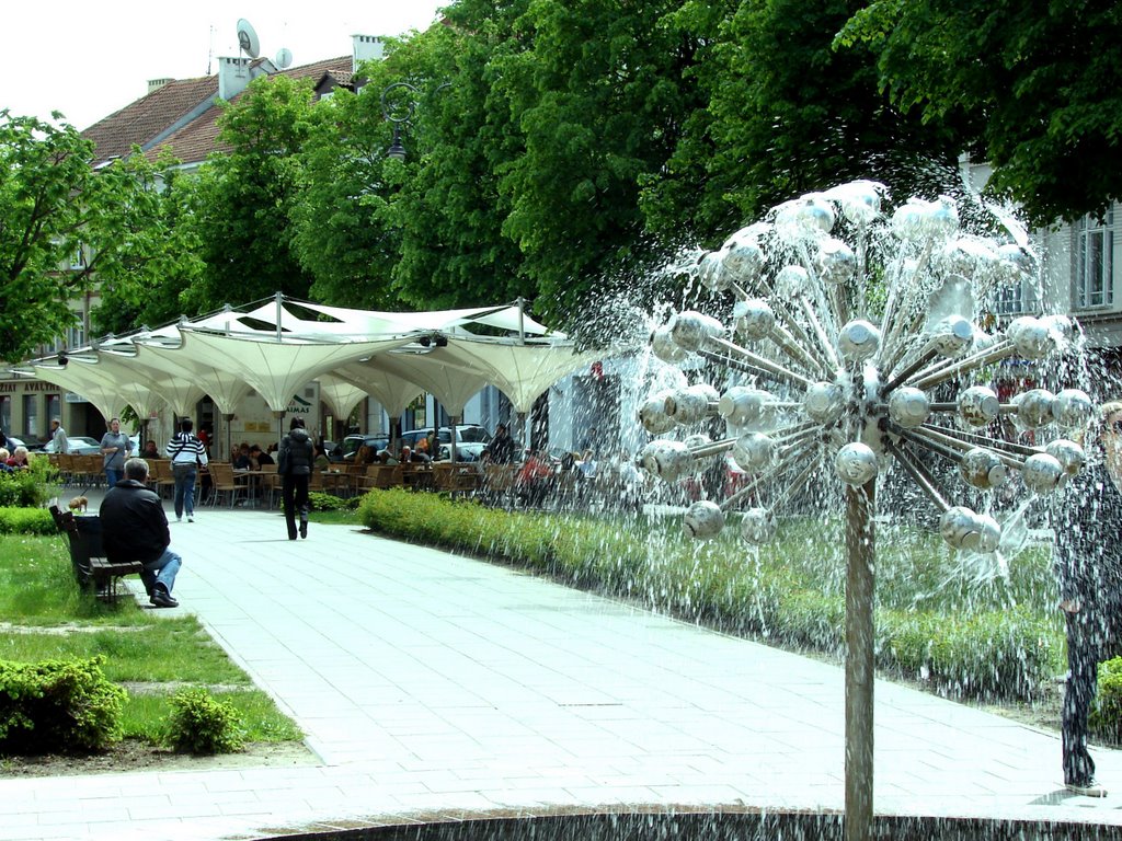 Fountain in Vokieciu street by Rimgaudas Bernotas