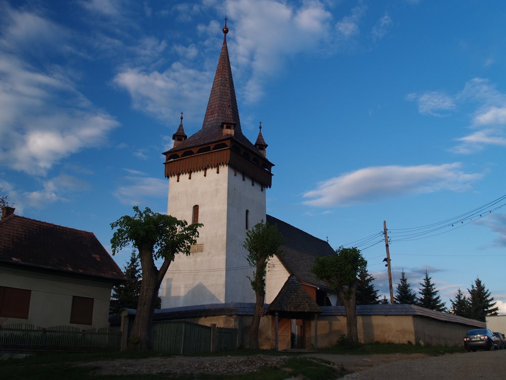 Kalotaszentkirály temploma. Hungarian reformed church in Transylvania. (Sâncraiu, Romania) by Polonkai László