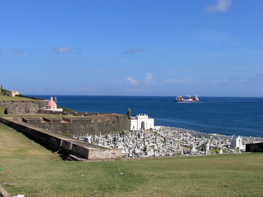 Cemetery from El Morro by Scott Sheridan