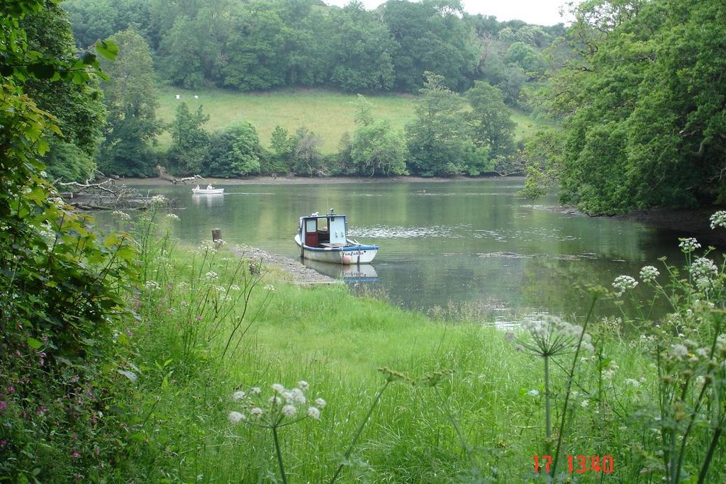 Trelowarren Quay. Helford River by cornish cowboy