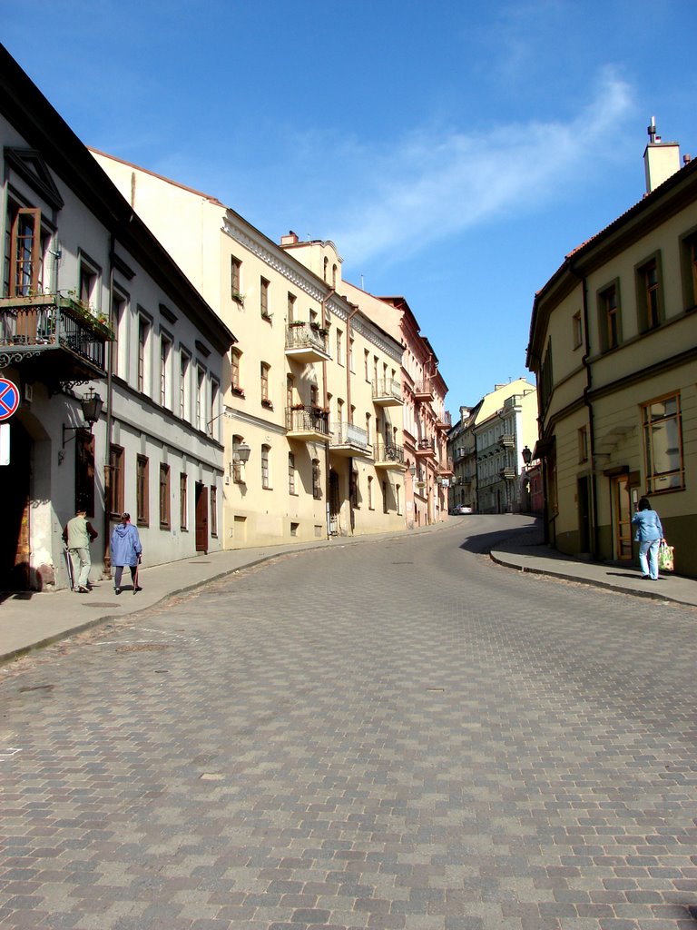 Užupis Street by Rimgaudas Bernotas