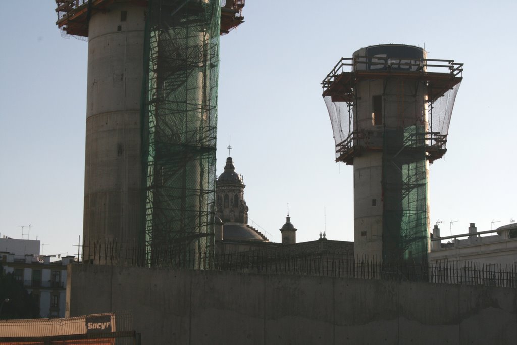 Obras del Metropol Parasol en Sevilla by maty