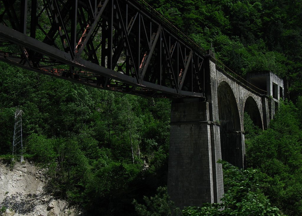 Alte Eisenbahnbrücke Nähe Dogna by e.m.r.