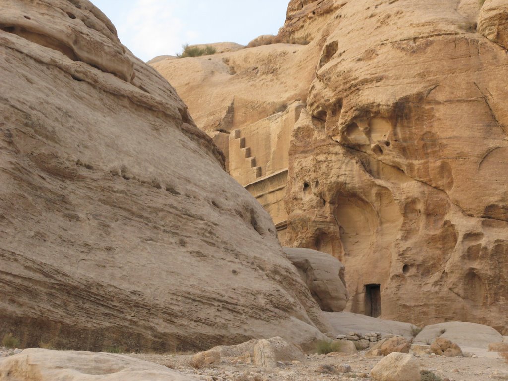 Entrance to Petra site by Prof. Richard T. Mor…