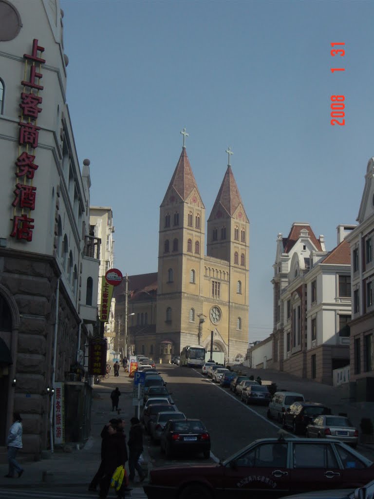 Catholic Church in Qingao by whitewood