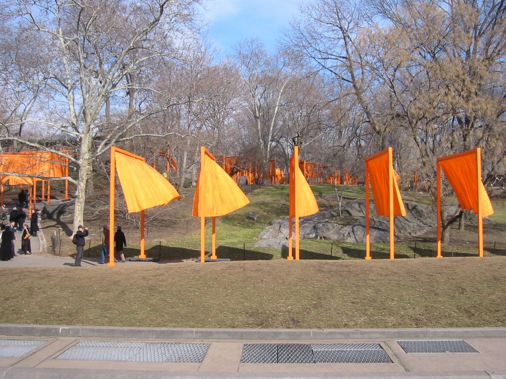 Christo's Gates NYC by ArtnScience