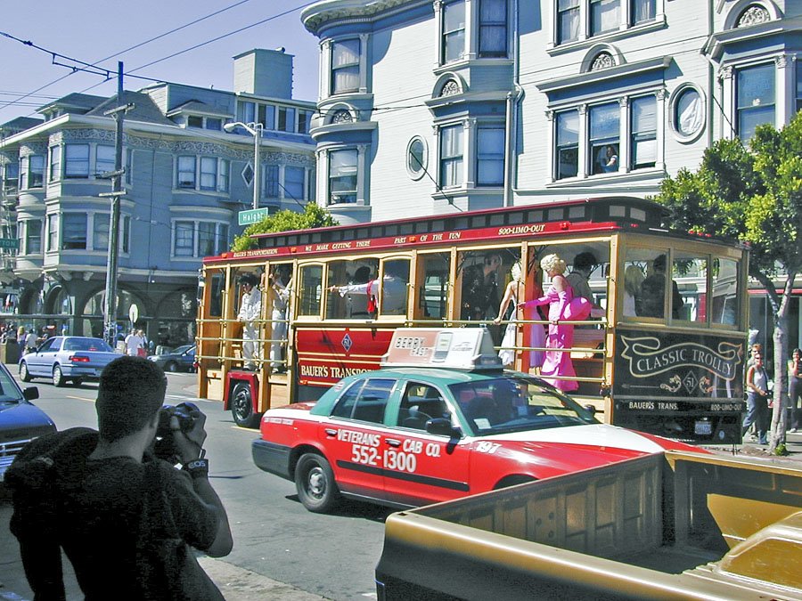 Haight St scene by John Findley