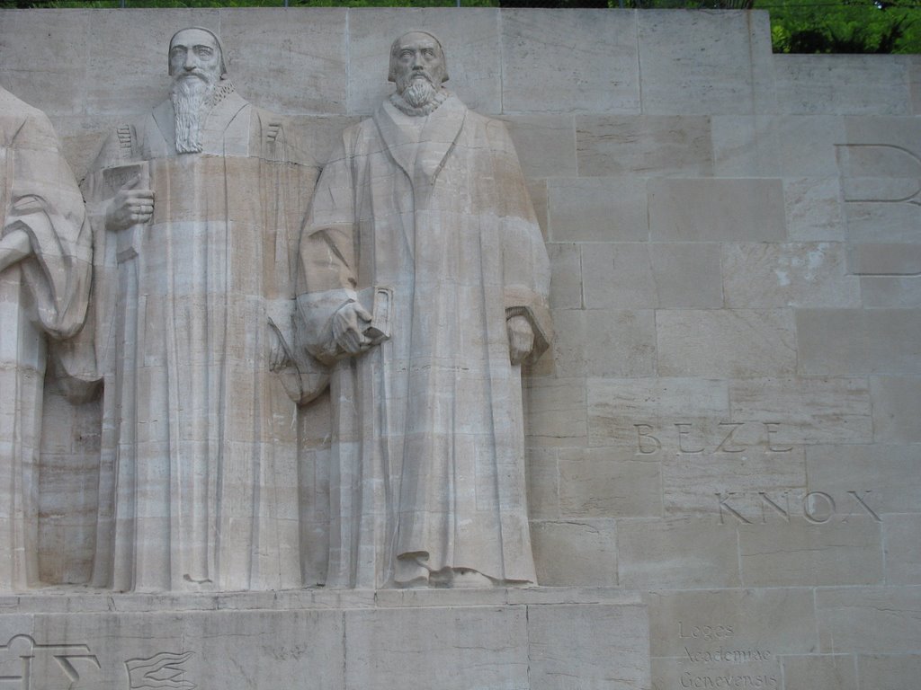 Genève - Reformation monument - Mur des Réformateurs by Han Jongeneel