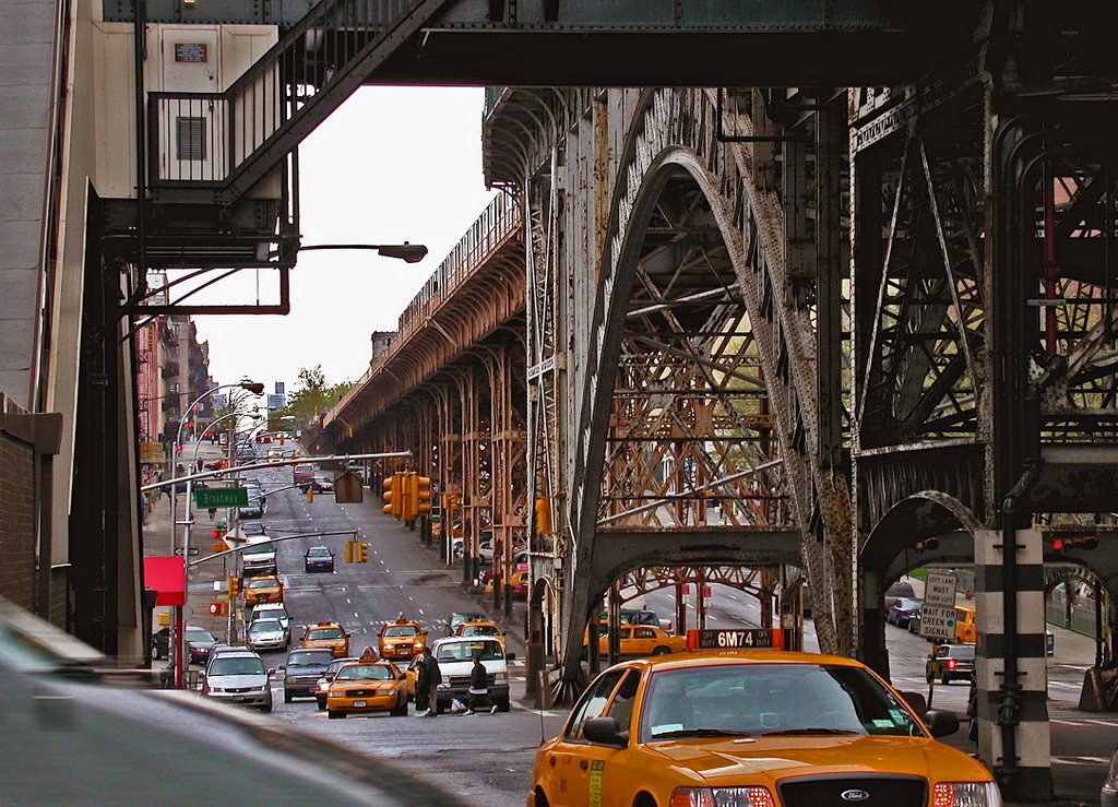 Elevated subway 125th & broadway by bob whalen