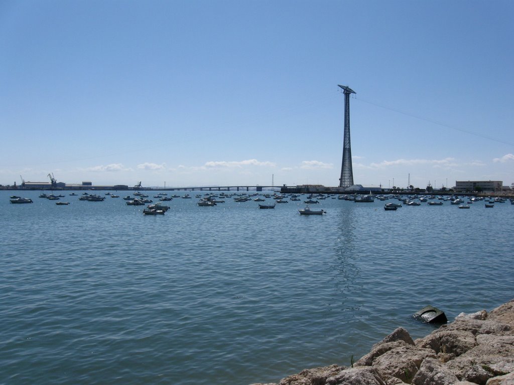 Bahía de Cádiz vista desde el paseo de Puntales by mortadelo