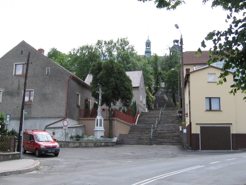 Treppen in die Kirche by Jan Glosowic