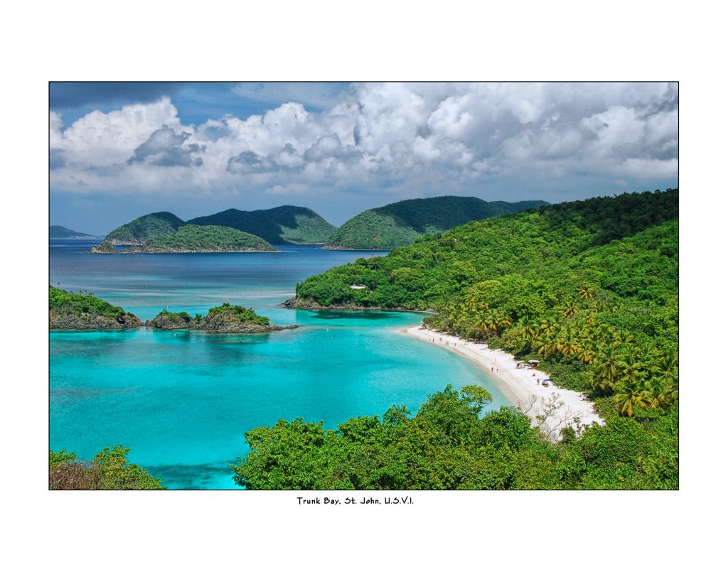 Trunk Bay Overlook by majorwier