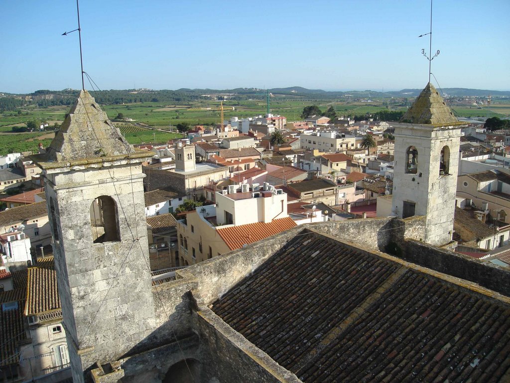 VISTA DE L´ARBOÇ DES DE L´ESGLÈSIA DE SANT JULIÀ 2 by RADIOBAIXPENEDES