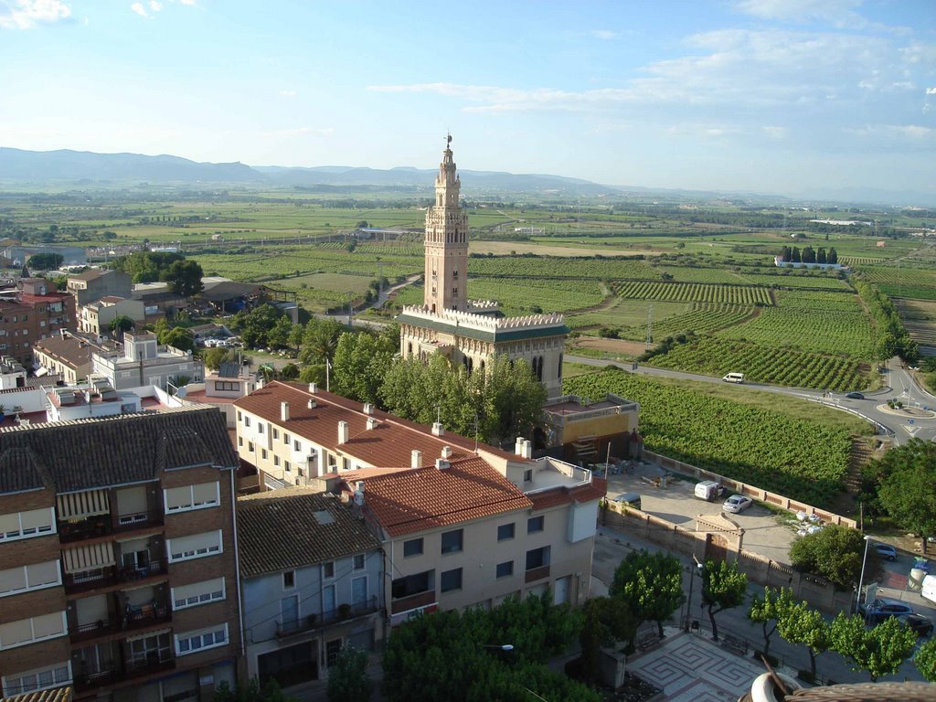 VISTA GIRALDA DE L´ARBOÇ DES DEL CAMPANAR DE L´ESGLÈSIA DE SANT JULIÀ 5 by RADIOBAIXPENEDES