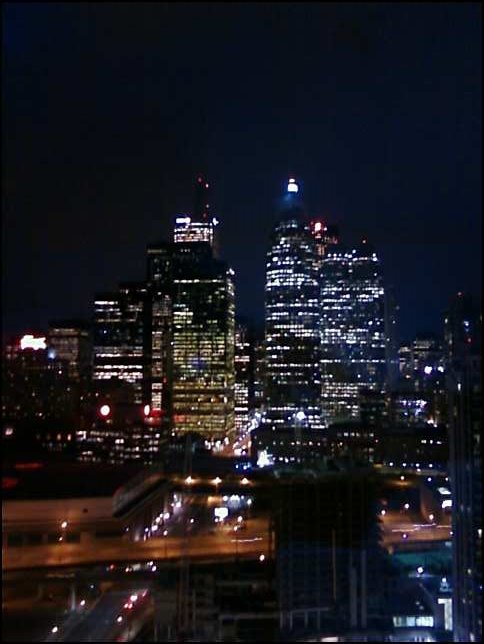 Toronto at Night [with a crappy cell phone] by Spectre630