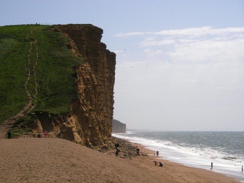 Cliff at West Bay by pastorsi