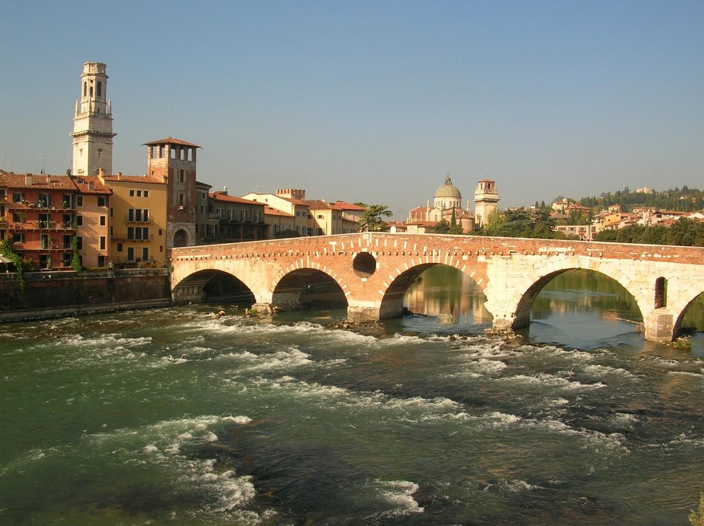 Ponte Pietra by Fabio Becchelli