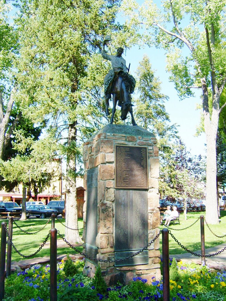 Jackson Cowboy Statue by Peter Wright