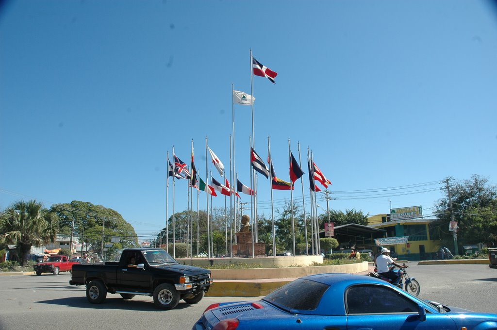 Puerto Plata entrance (flags collection) by Juan Guzman