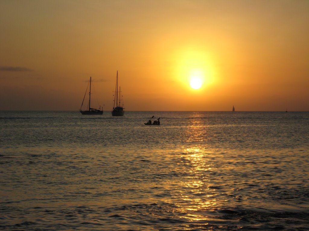 Sunset on Playa Mann by mbethke-ecuador