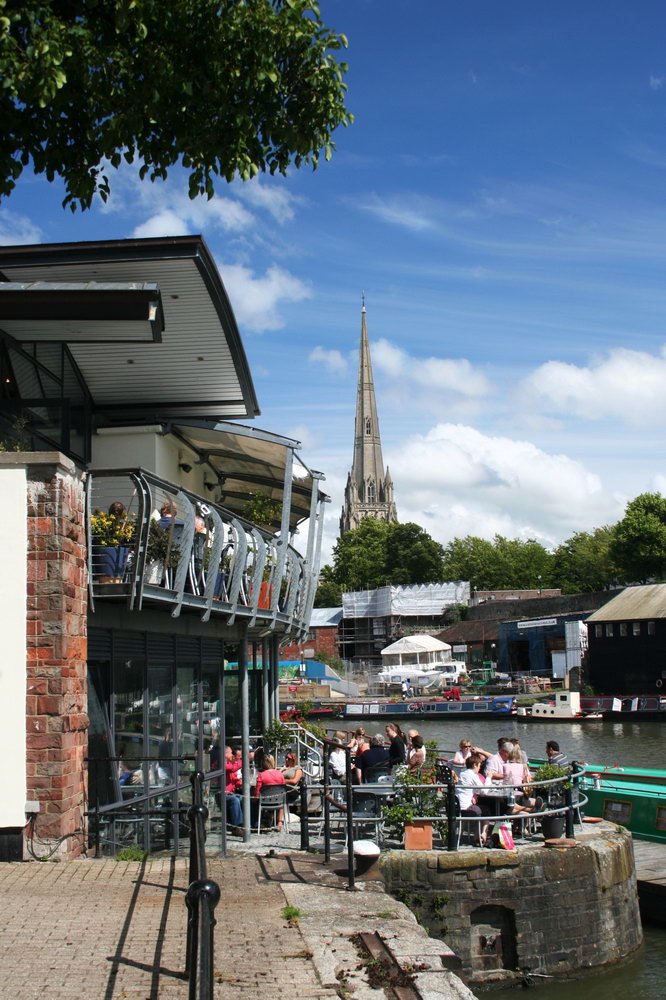 Riverstation restaurant & St Mary Redcliffe Church, Bristol by David P