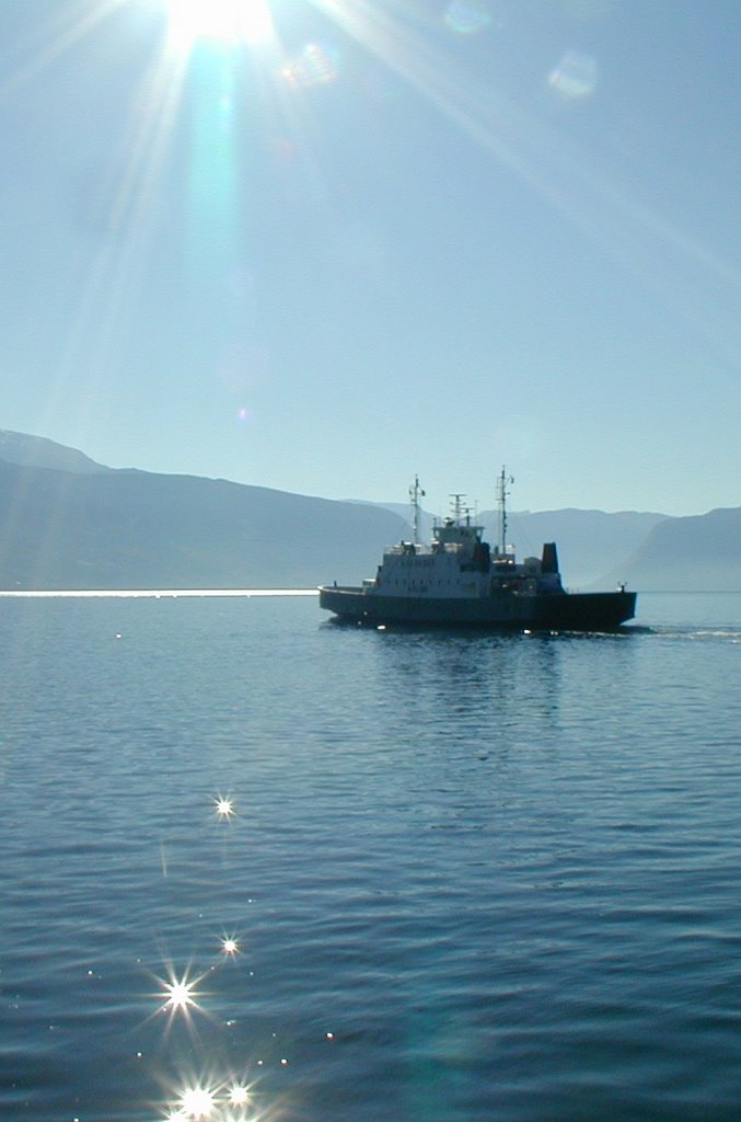 Ferry over Sognefjord, Norway by HHauser