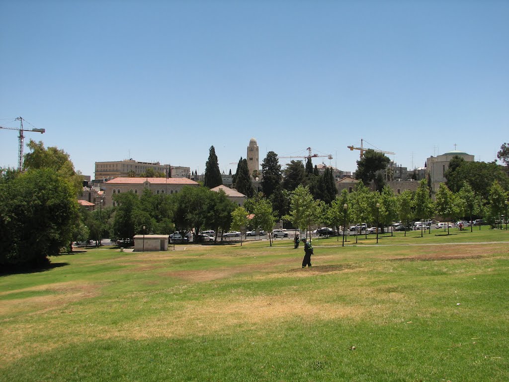 Jerusalem, from Independence Park 2, Israel by ‫יוסף אבן כסף‬‎