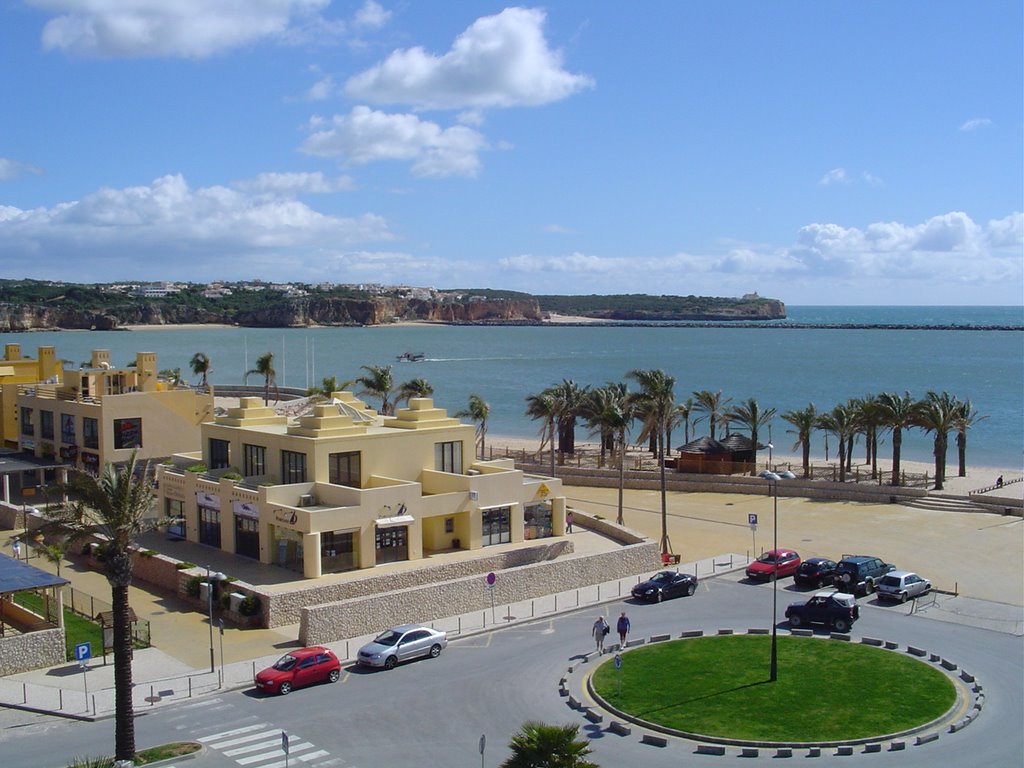 Algarve, Praia da Rocha, Marina and Atlantic Ocean. by Jan Hoppe