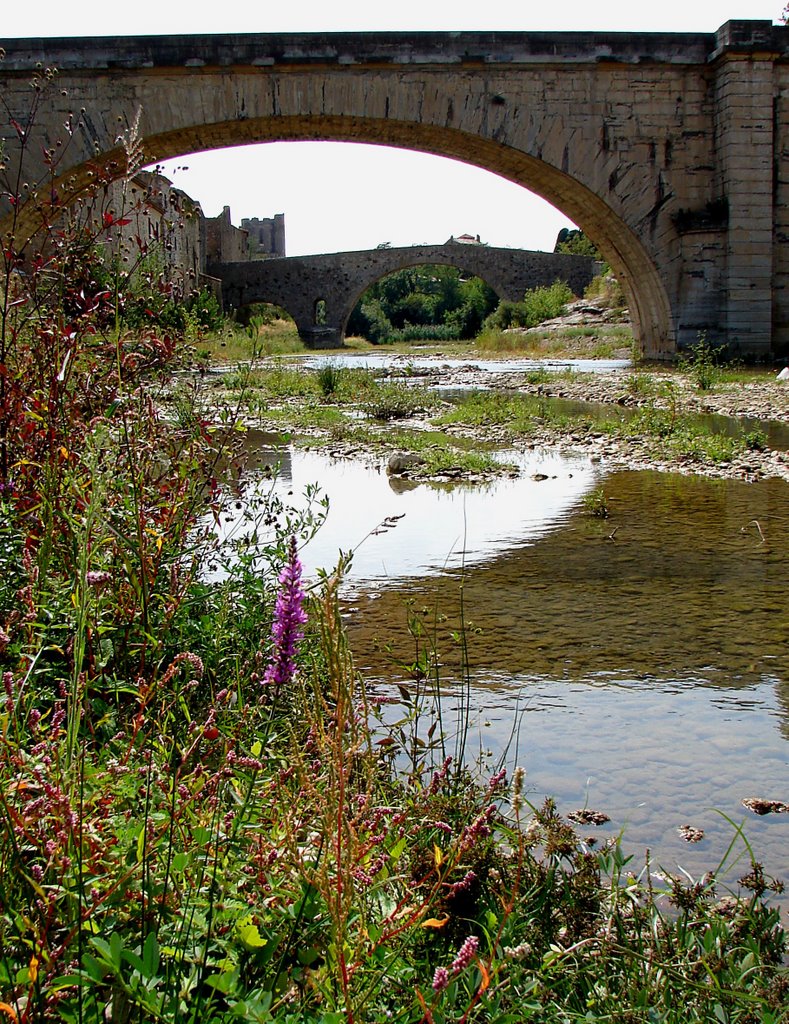 Two Bridges Lagrasse,France by franciswatt