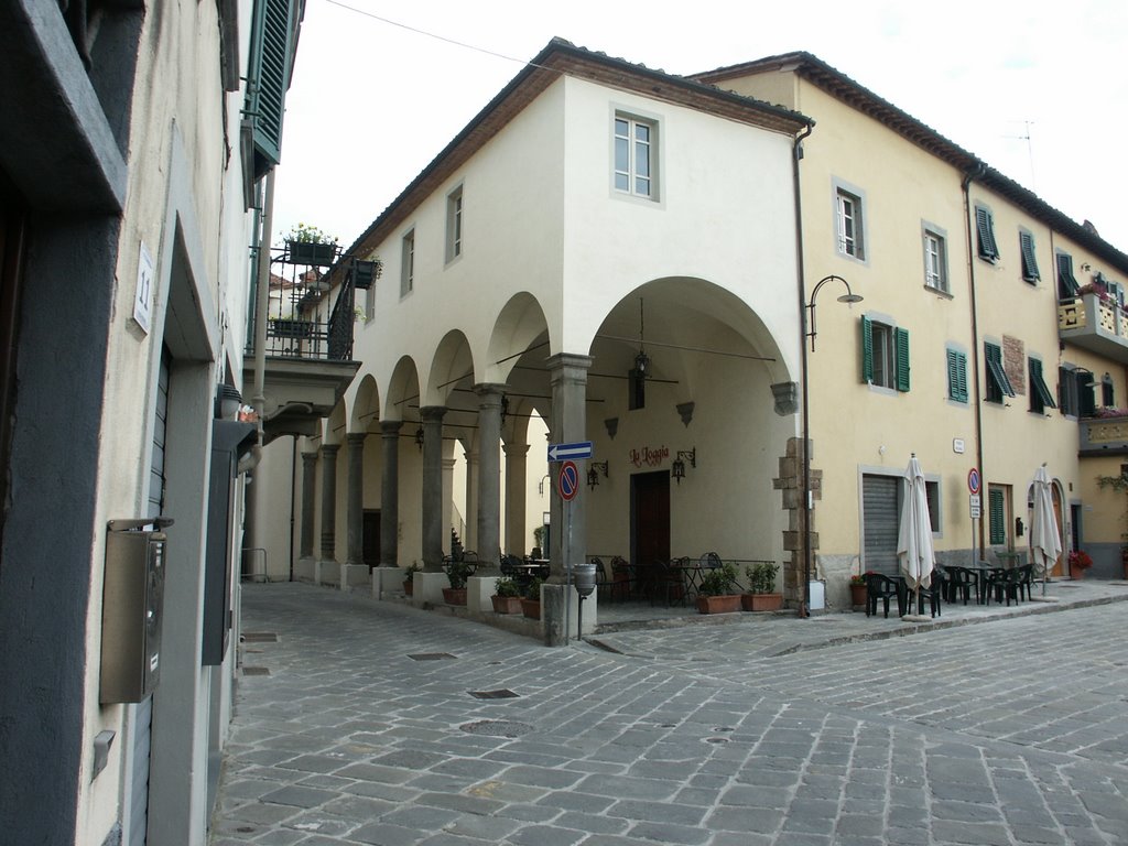 La Loggia di Altopascio. by Arturo Biondi