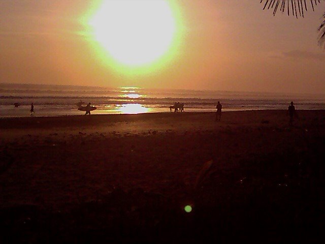 Surfer sunset - Playa Carmen '08 by CA-Jim