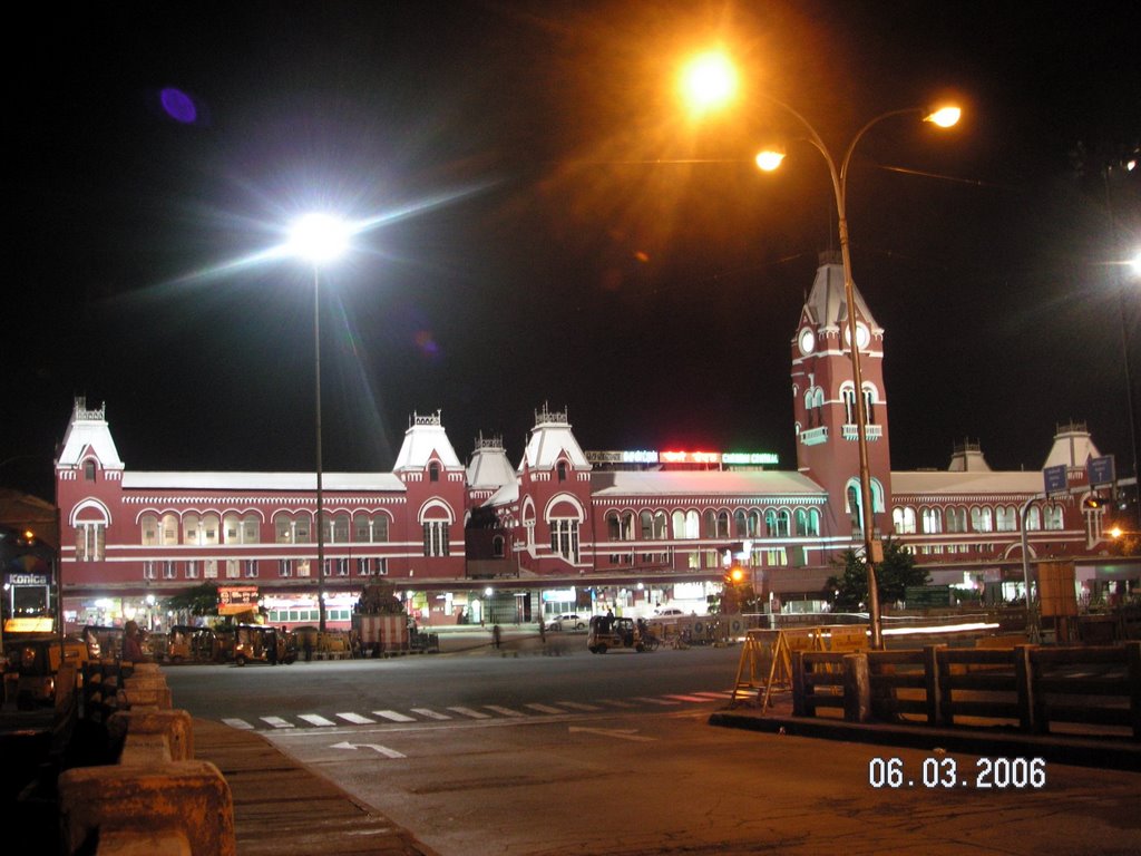 Chennai Central at Night by Paul Nathan