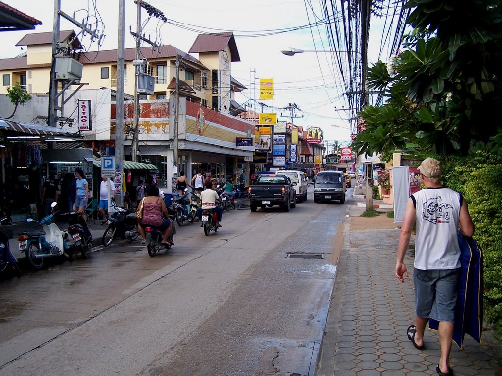 Main Street - Chaweng - Koh Samui by Mark Cassee