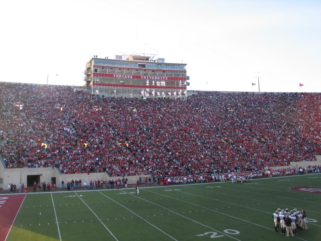 Indiana University Memorial Stadium by saxthunder