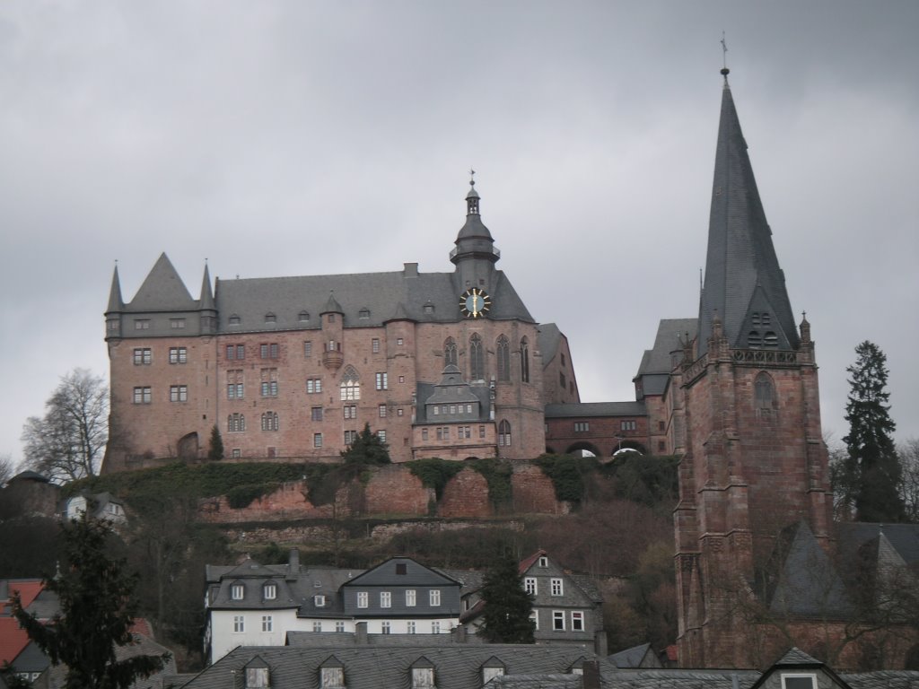 Marburg, Blick auf Schloss 1 by Cherie_L